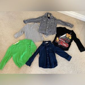 Boys H&M Sweater And Long Sleeve Shirt Bundle Size 2-4Y